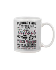 February Girl Mug tile