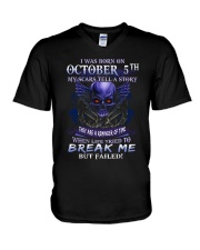 5 october break me V-Neck T-Shirt tile