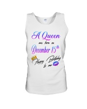 december a queen15 Unisex Tank tile