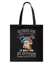 October Girl Tote Bag tile