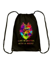 Life is better with a Husky Drawstring Bag thumbnail