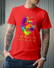 Life is better with a Husky Classic T-Shirt lifestyle-mens-crewneck-front-6