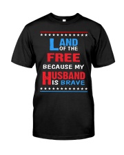 My Husband is Brave Classic T-Shirt thumbnail