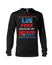 My Husband is Brave Long Sleeve Tee thumbnail