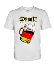 PROST GERMANY FLAG BEER V-Neck T-Shirt tile