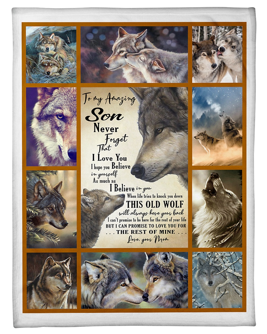Woft Blanket- To my Amazing Son Small Fleece Blanket - 30" x 40"