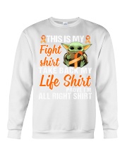This is my fight shirt Crewneck Sweatshirt tile