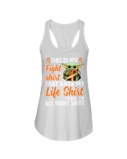 This is my fight shirt Ladies Flowy Tank tile