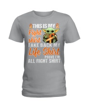 This is my fight shirt Ladies T-Shirt tile