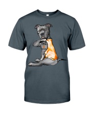 MS strong Multiple Sclerosis awareness Pitbull Classic T-Shirt tile