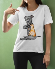 MS strong Multiple Sclerosis awareness Pitbull Ladies T-Shirt apparel-ladies-t-shirt-lifestyle-front-10