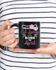 Real Cat Ladies born in April Mug ceramic-mug-lifestyle-35