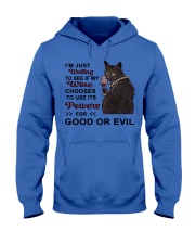 Cat and Wine Hooded Sweatshirt tile