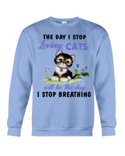 Never stop loving Cats Crewneck Sweatshirt tile