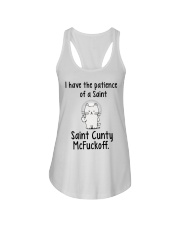 Saint Cunty McFuckoff Ladies Flowy Tank thumbnail