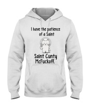 Saint Cunty McFuckoff Hooded Sweatshirt thumbnail