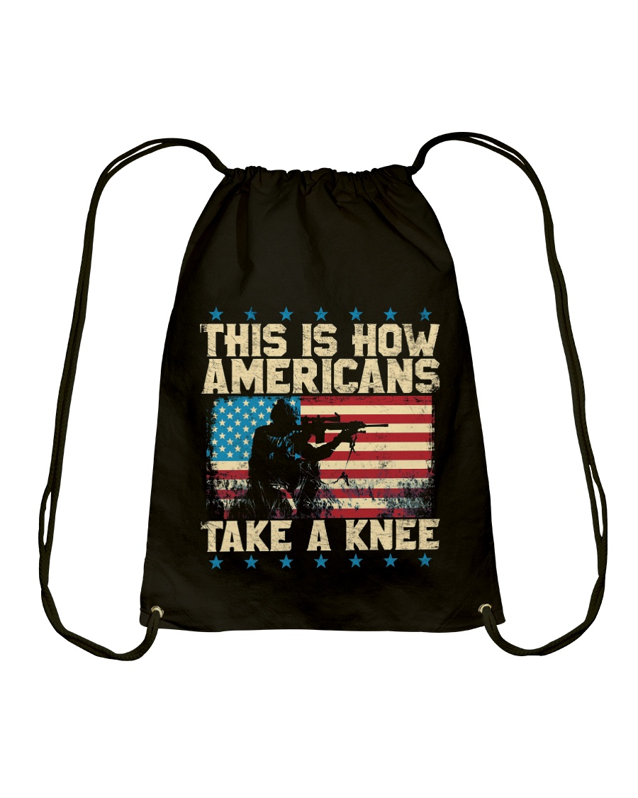 This Is How Americans Take A Knee Drawstring Bag