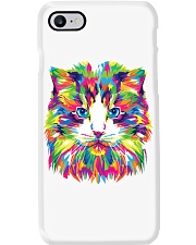 RAWR Trippy Watercolor Style Cat Design Phone Case thumbnail