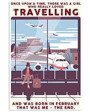 Travelling girl - february 24x36 Poster front