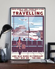 Travelling girl - february 24x36 Poster lifestyle-poster-2