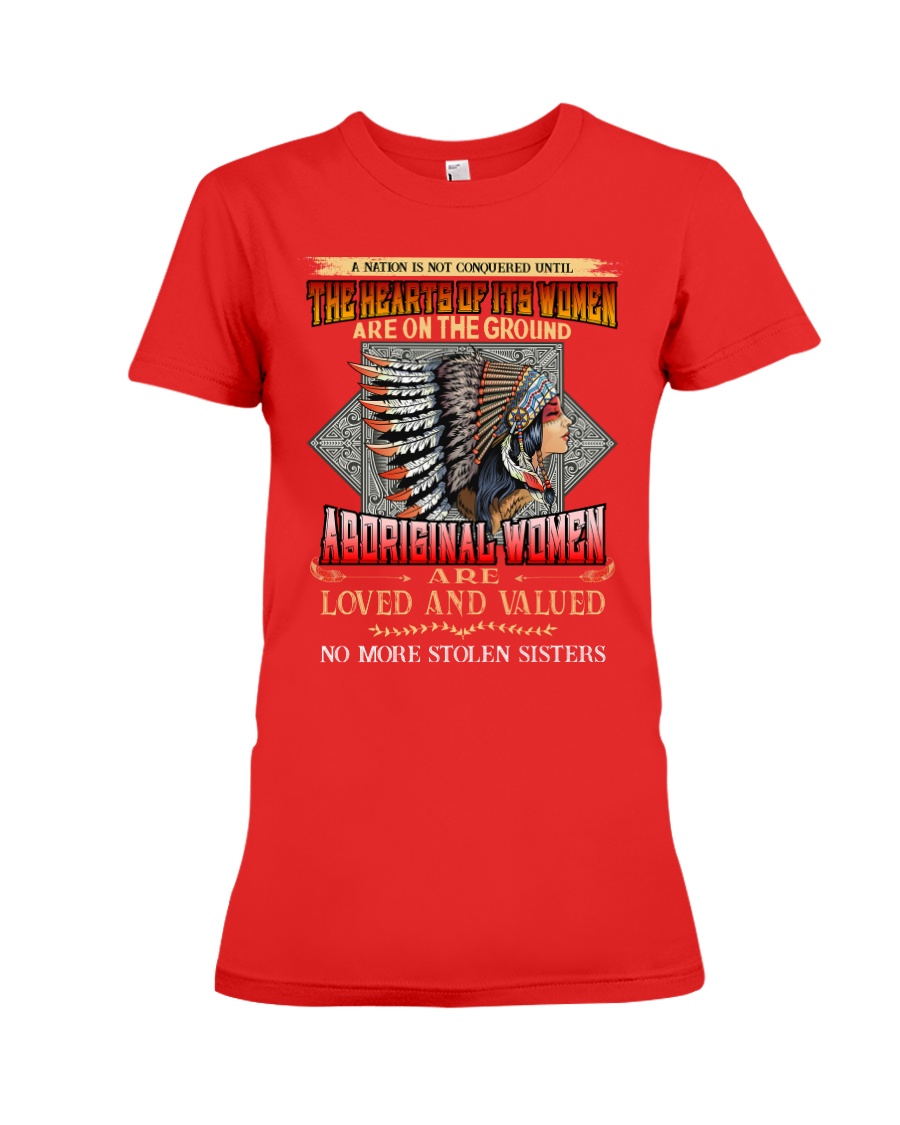 MMIW - No More Stolen Sisters Premium Fit Ladies Tee