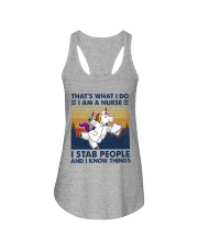Unicorn Nurse Ladies Flowy Tank tile