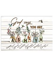 God says you are - Ashlyn 17x11 Poster front
