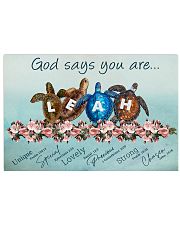 God says you are - Leah 17x11 Poster front