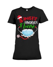 Santa's favorite Nurse Premium Fit Ladies Tee tile