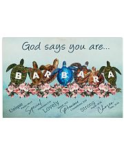 God says you are - Barbara 17x11 Poster front