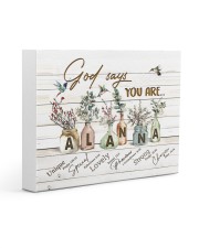 God says you are - Alanna Gallery Wrapped Canvas Prints tile