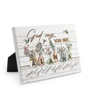 God says you are - Alanna Easel-Back Gallery Wrapped Canvas tile