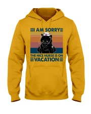 The nice nurse is on vacation Hooded Sweatshirt tile