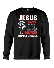 Jesus saves Crewneck Sweatshirt tile