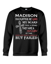 Madison Daught of God Crewneck Sweatshirt tile