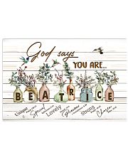 God says you are - Beatrice 17x11 Poster front