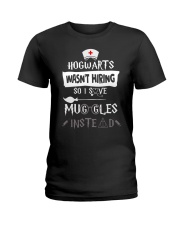 I save muggle Ladies T-Shirt tile