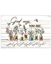 God says you are - Barbara 17x11 Poster front