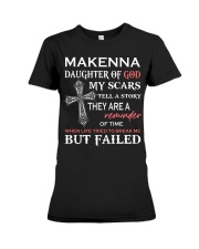 Makenna Daught of God Premium Fit Ladies Tee tile