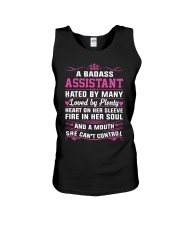 ASSISTANT HATED BY MANY LOVED BY PLENTY Unisex Tank thumbnail