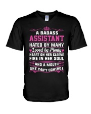 ASSISTANT HATED BY MANY LOVED BY PLENTY V-Neck T-Shirt thumbnail