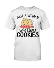 JUST A WOMAN WHO LOVES COOKIES Classic T-Shirt thumbnail
