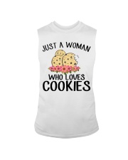 JUST A WOMAN WHO LOVES COOKIES Sleeveless Tee thumbnail