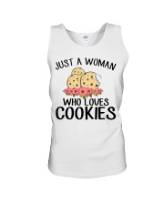 JUST A WOMAN WHO LOVES COOKIES Unisex Tank thumbnail