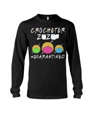 CROCHETER 2020 QUARANTINED YARN IN FACEMASK NEW Long Sleeve Tee thumbnail
