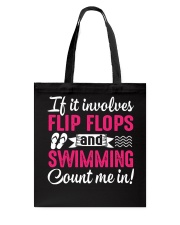 I LOVE FLIP FLOPS AND SWIMMING MEN WOMEN GIFT Tote Bag thumbnail