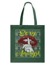 SEXY ANALYST UGLY CHRISTMAS SWEATER XMAS GIFT Tote Bag thumbnail