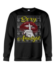 SEXY ANALYST UGLY CHRISTMAS SWEATER XMAS GIFT Crewneck Sweatshirt thumbnail