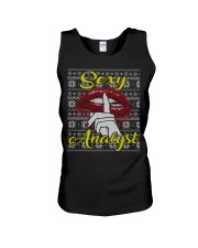 SEXY ANALYST UGLY CHRISTMAS SWEATER XMAS GIFT Unisex Tank thumbnail