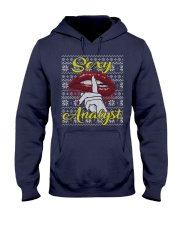 SEXY ANALYST UGLY CHRISTMAS SWEATER XMAS GIFT Hooded Sweatshirt thumbnail